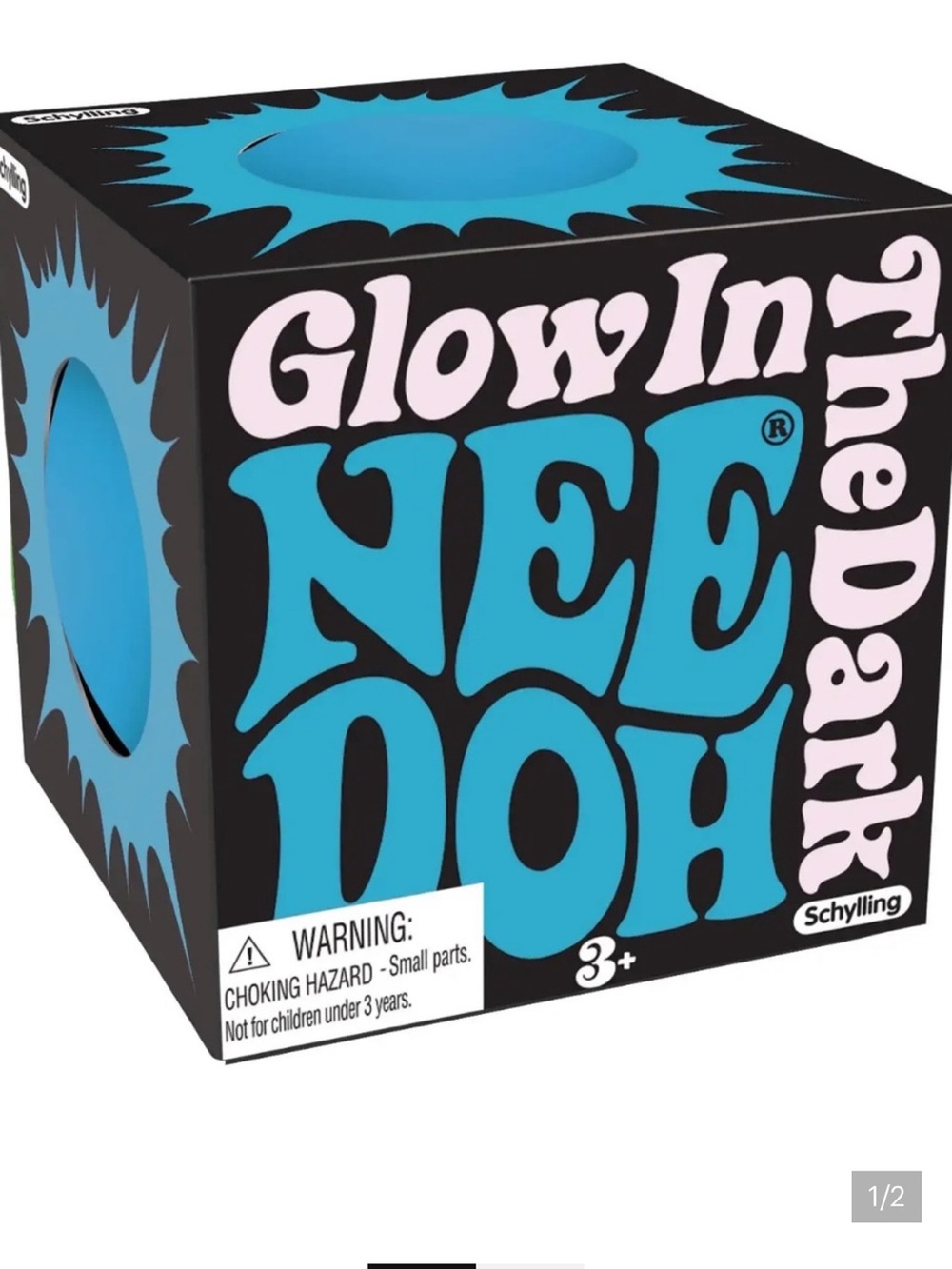 Schylling Glow In The Dark Neon Doh - Blue